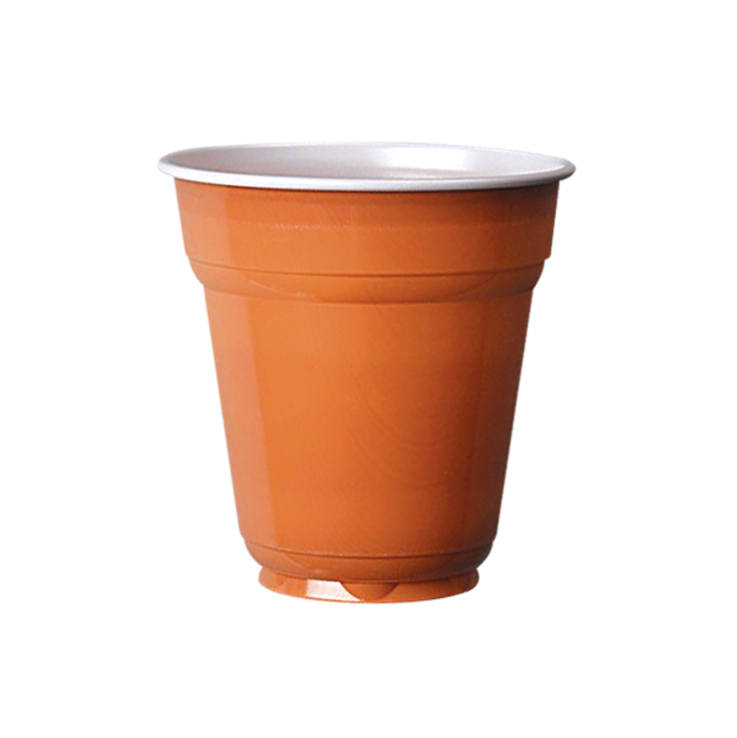 Bicchieri in Plastica Colorati Lex Terracotta 165 cc - Scatola da 3000 pz