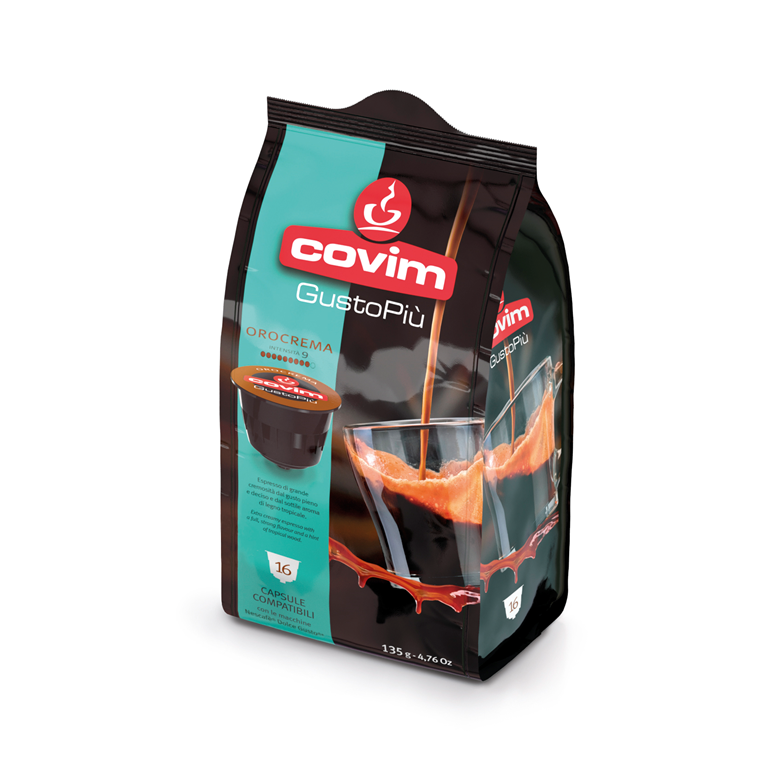16 Capsule Compatibili Dolce Gusto Covim Orocrema