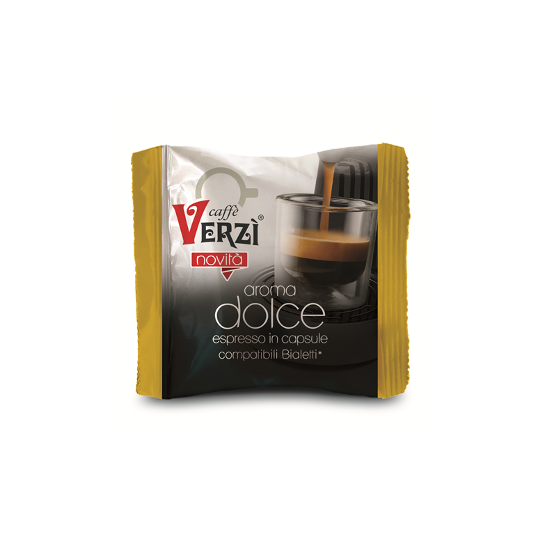 100 capsule compatibili Bialetti Verzi gusto aroma dolce