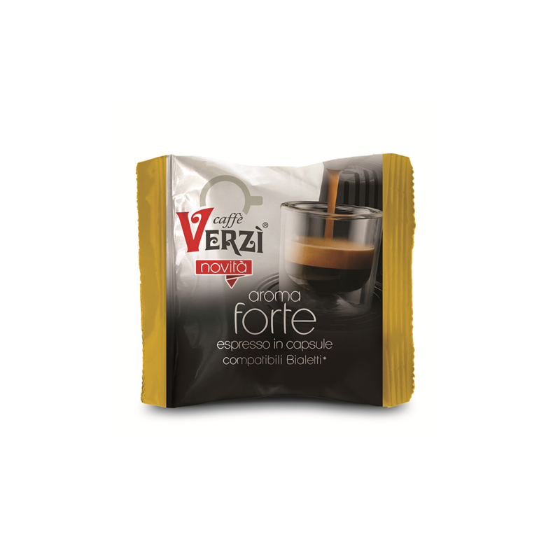100 capsule compatibili Bialetti Verzi gusto aroma forte