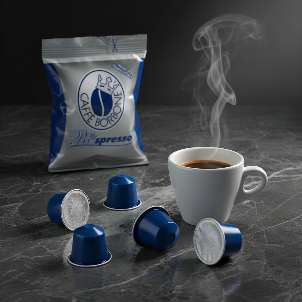 Borbone Blu con brand