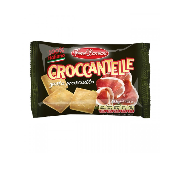 50 confezioni croccantelle forno damiani prosciutto