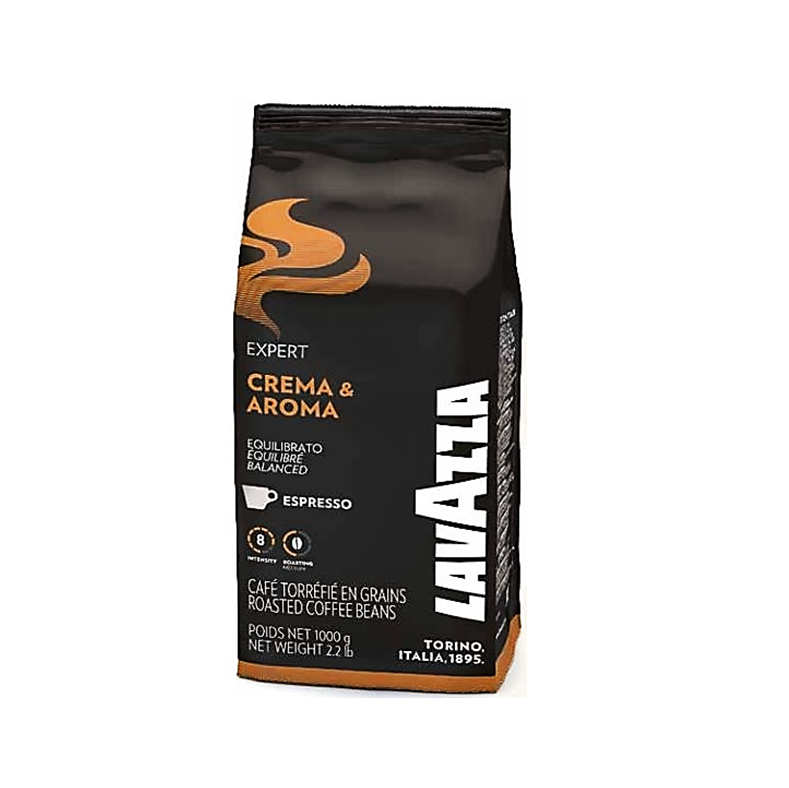 1 kg caffè in grani Lavazza Crema e aroma