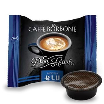 Capsule compatibili Lavazza a modo mio Borbone blu confezione 100 pezzi