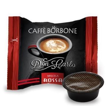 Capsule compatibili Lavazza a modo mio Borbone rossa confezione 100 pezzi