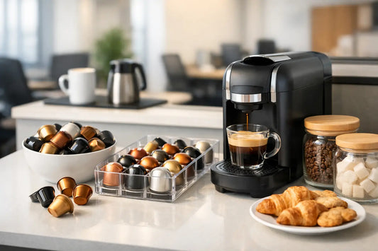 Caffè breakroom per uffici: capsule e scorte