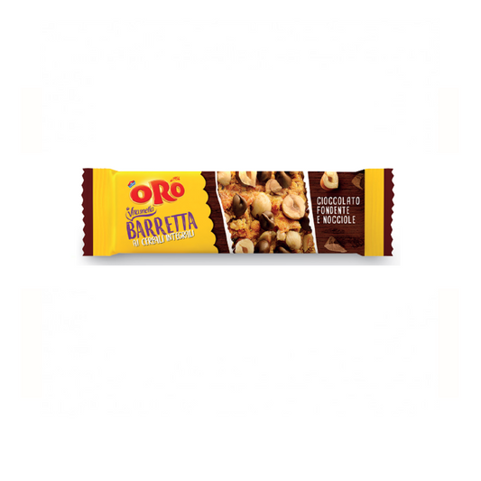 25 PACCHETTI ORO VITASNELLA BARRETTA CIOCCO E NOCCIOLA GR 40