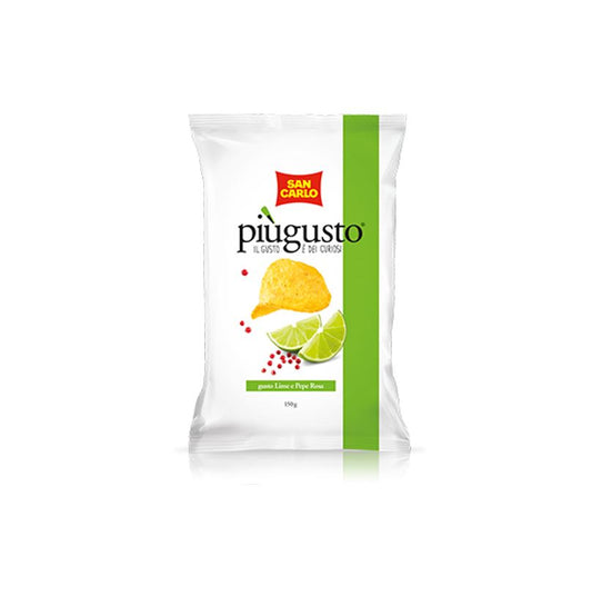 40 confezioni patatine San carlo pepe rosa e lime 25 gr