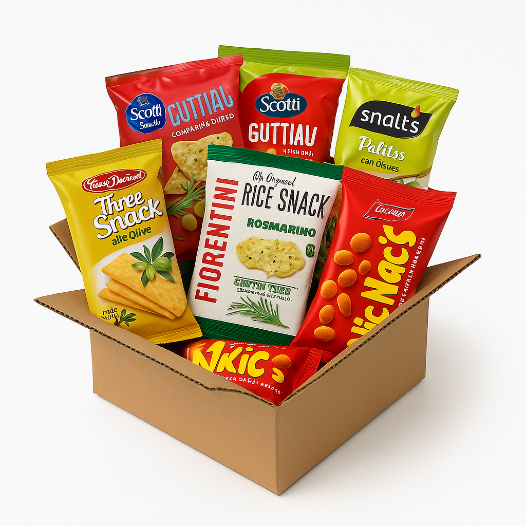 20 Snack Box Mista Assortita – Aperitivo e Merenda