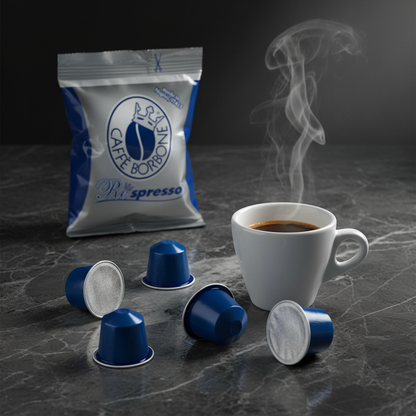 Borbone Blu con brand