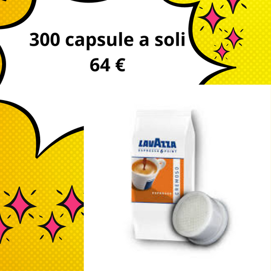 300 capsule Lavazza espresso point cremoso