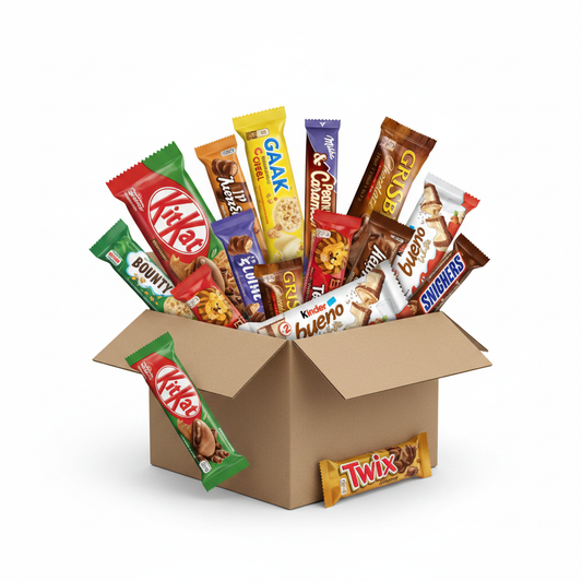 Box Dolci Snack Assortiti – selezione barrette cioccolato