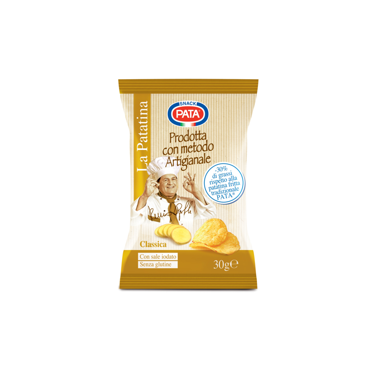 40 confezioni patatine Pata classica 25 g