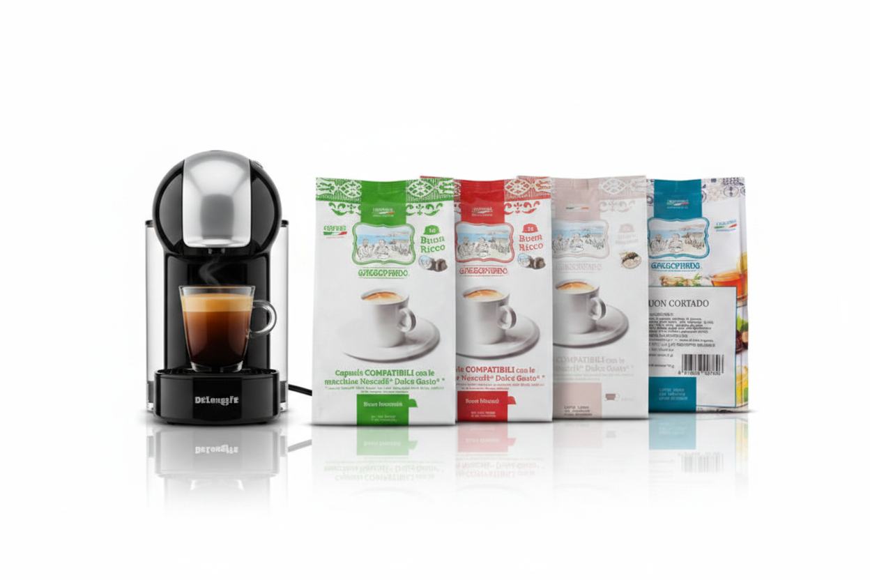 Starter Kit Dolce Gusto + Capsule Gattopardo