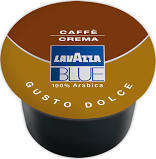 Capsule originali Lavazza Blue crema gusto dolce confezione 100 pezzi