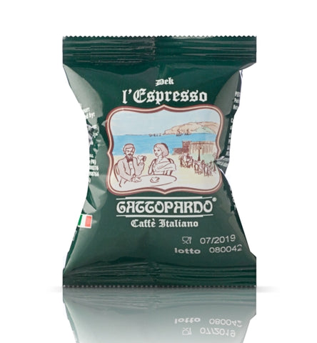 Capsule compatibili Nespresso Toda Gattopardo decaffeinato confezione 100 pezzi